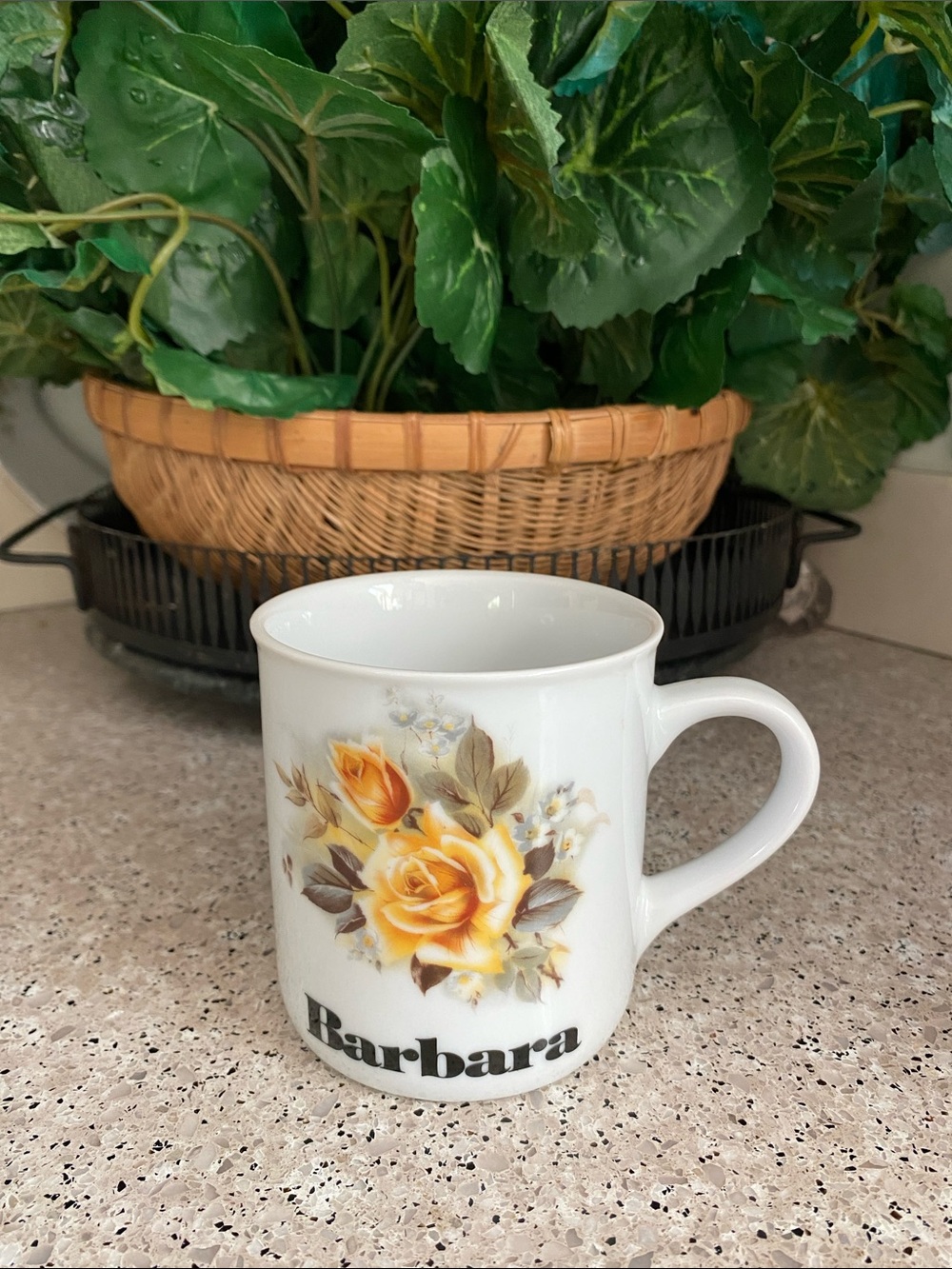NEW Vintage Only Yours “Barbara” Mug